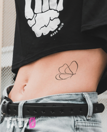 One Stroke Butterfly